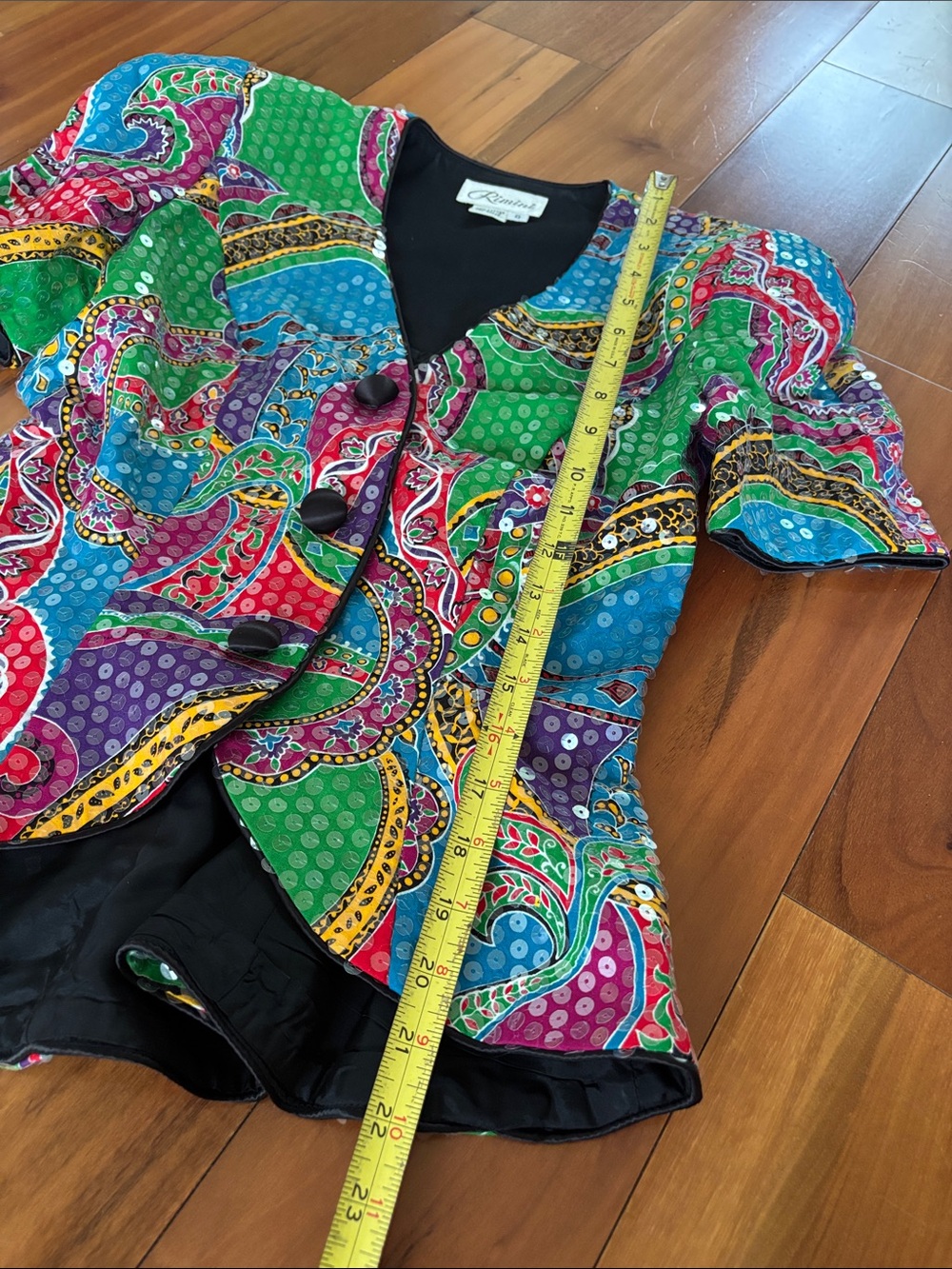 Vintage sequined jacket - Picture 8 of 12